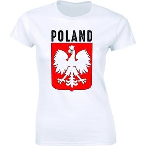 Half It White and Red Poland Graphic Tee